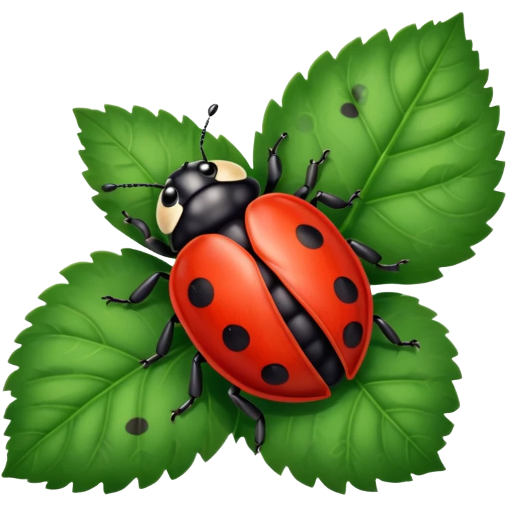 Cute ladybug emoji