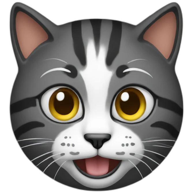 crazy cat emoji
