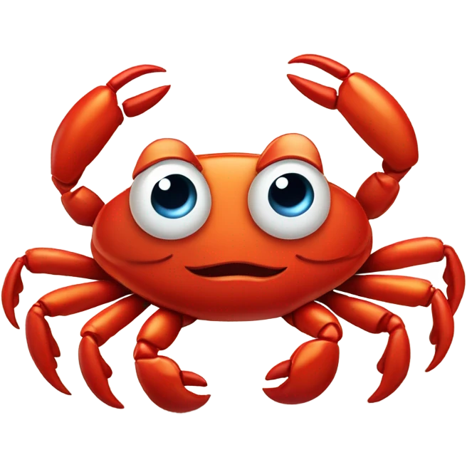 Sebastian the crab the little mermaid emoji