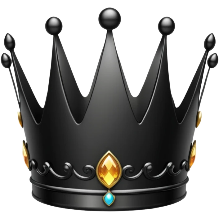 black corwn emoji