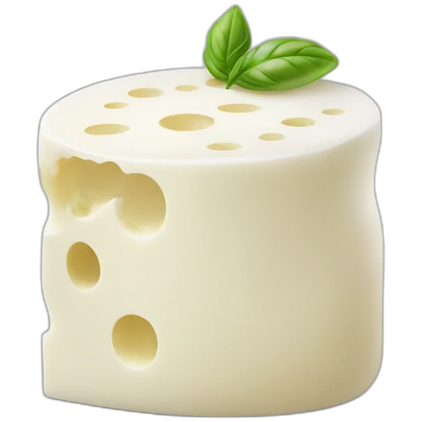 mozzarella cheese emoji