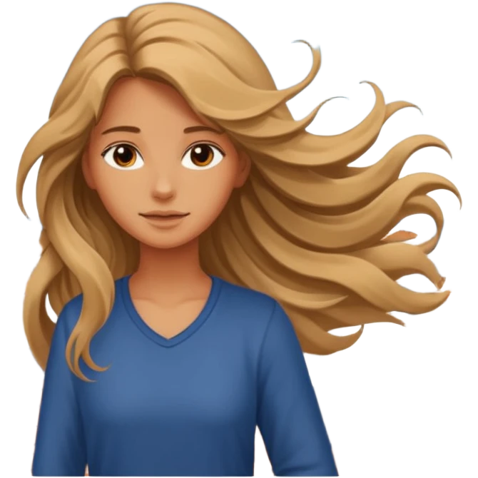 Rooftop girl emoji