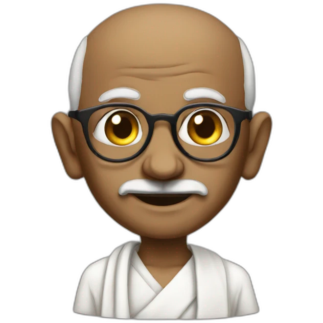 Ghandi emoji
