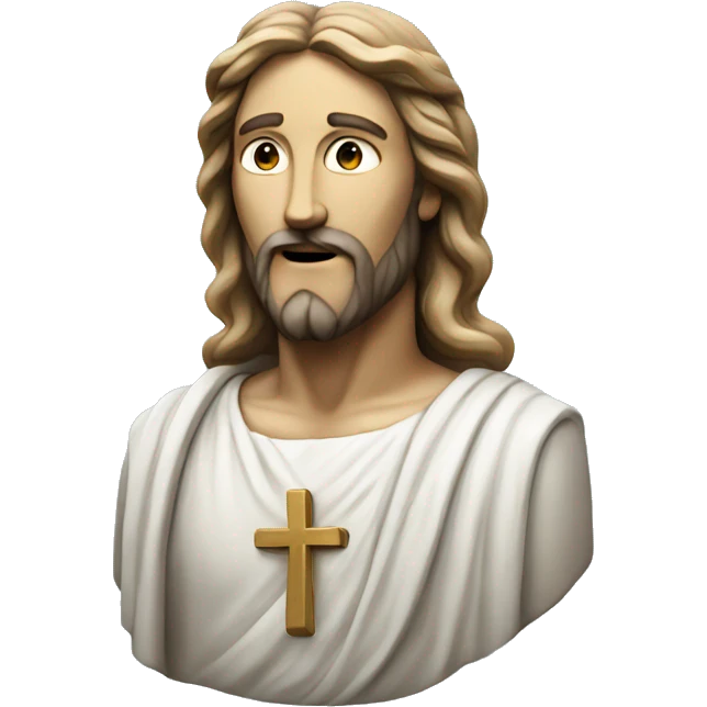 christ statue emoji