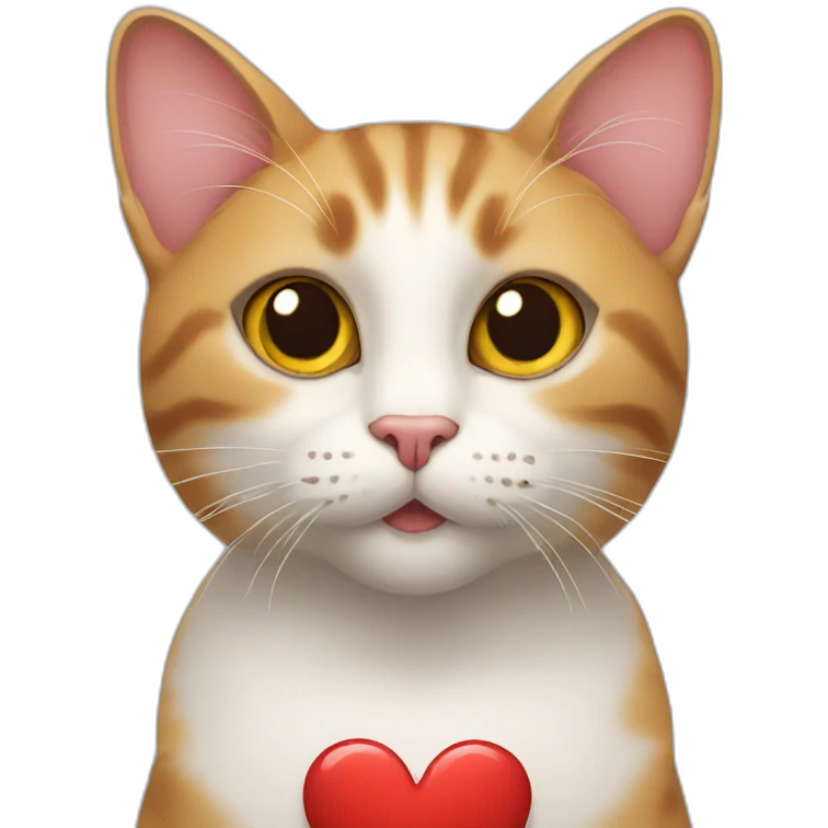 cat with heart  emoji