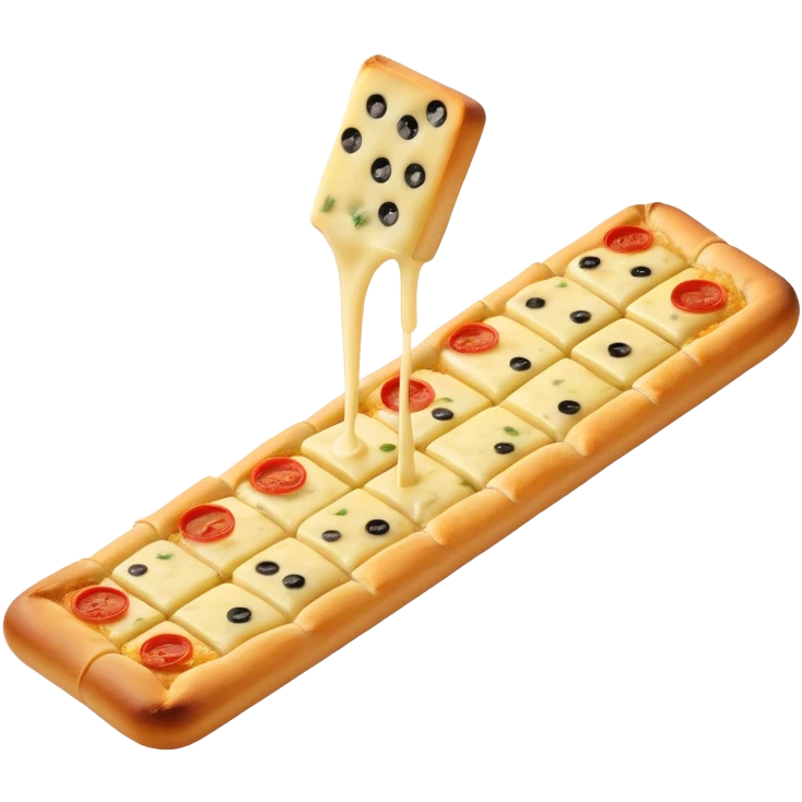 Domino's cheesy breadsticks with garlic butter crust emoji