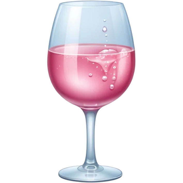 🍷alter emoji into pink drink  emoji
