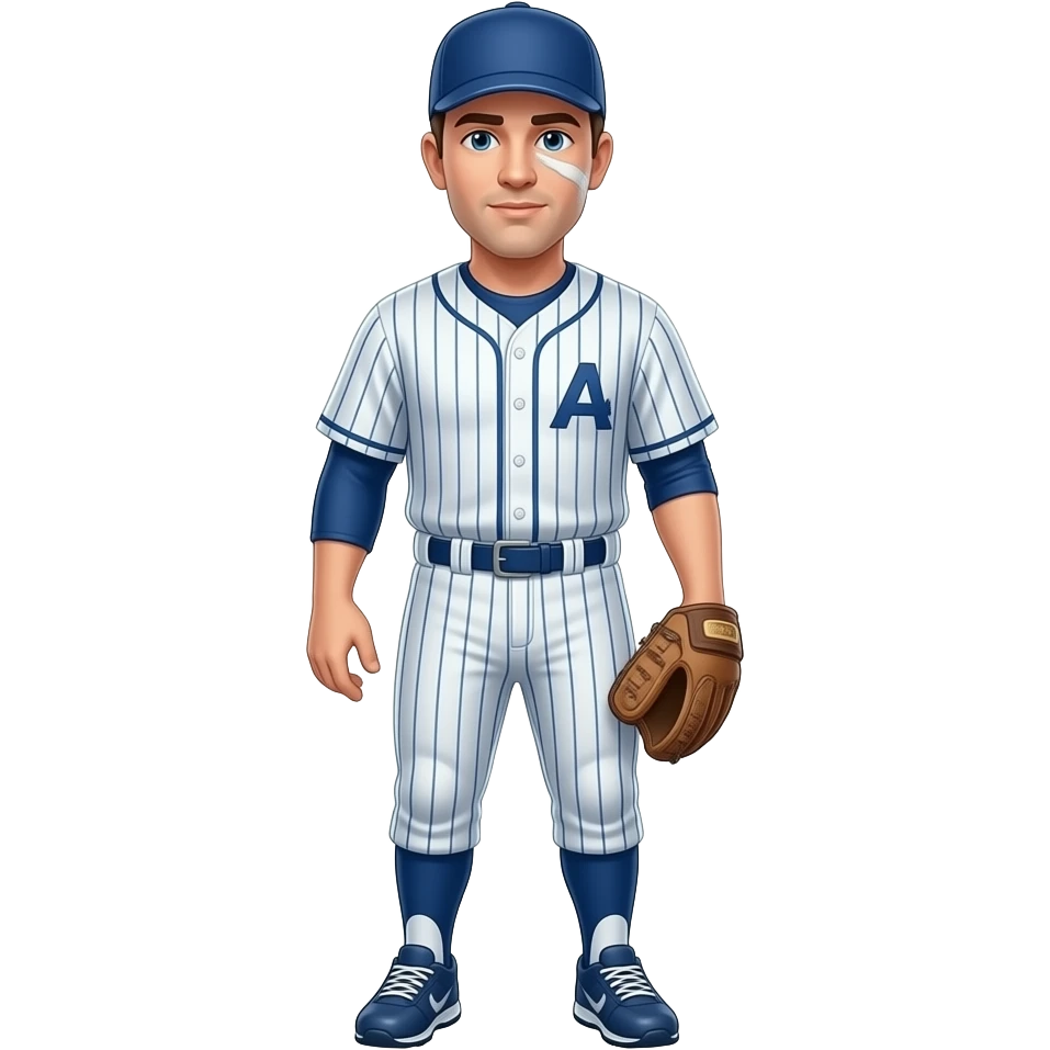 Injured baseball player emoji