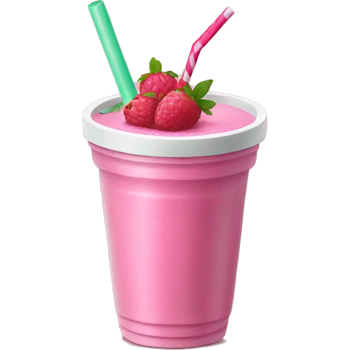 Pink smoothie emoji