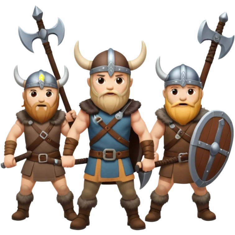 Viking attack emoji