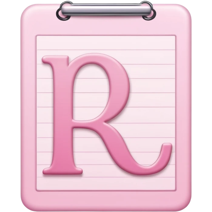 pink school grade card letter emoji