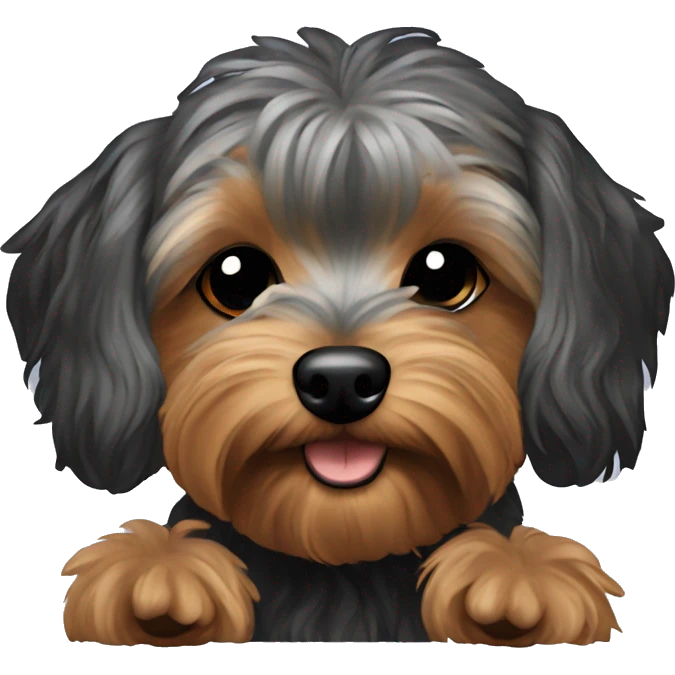 Yorkiepoo dog emoji