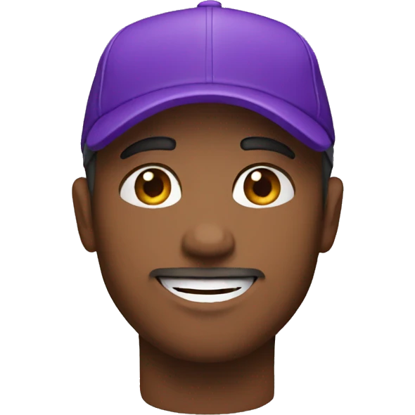 men with purple cap emoji