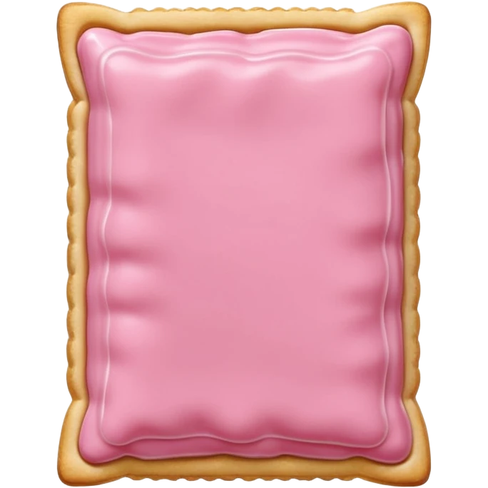 Pop tarts with pink icing cum emoji