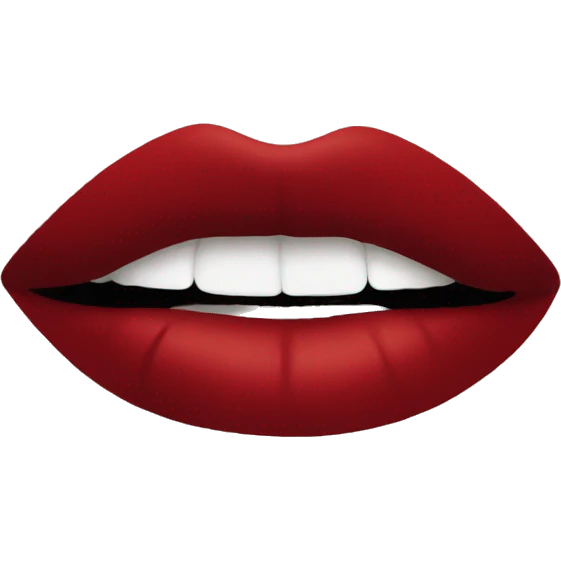 Red lipstick emoji