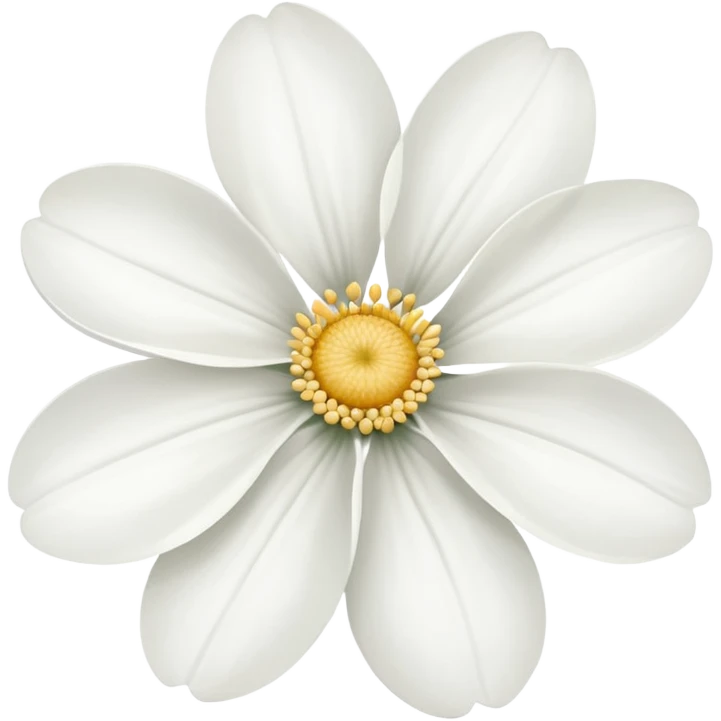 Flor blanca de sentido pésame emoji
