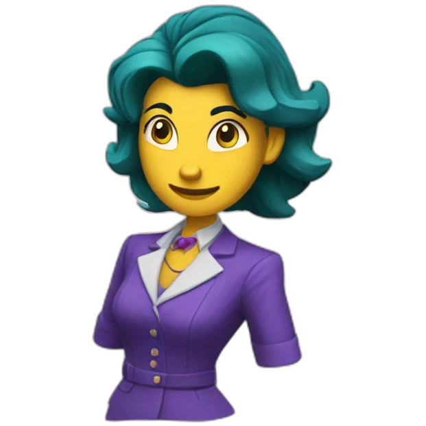 holly grayelle (toontowncorporate clash) emoji