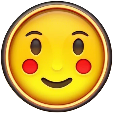 hot sign neon emoji