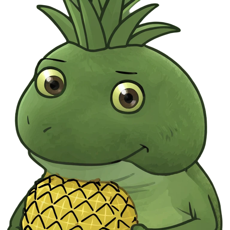 Stitch in a pineapple  emoji