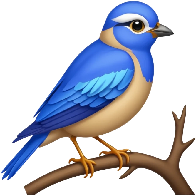 blue lark emoji