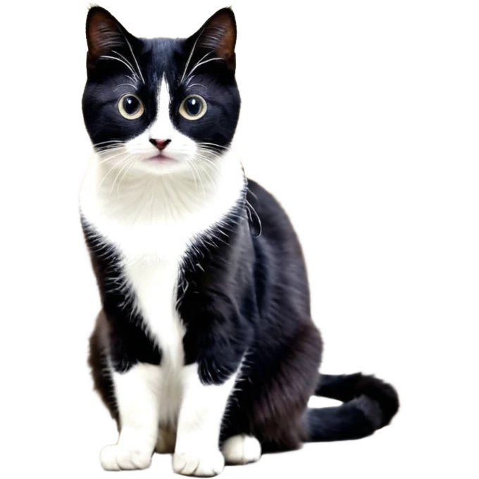 маленький милый котёнок в полный рост emoji