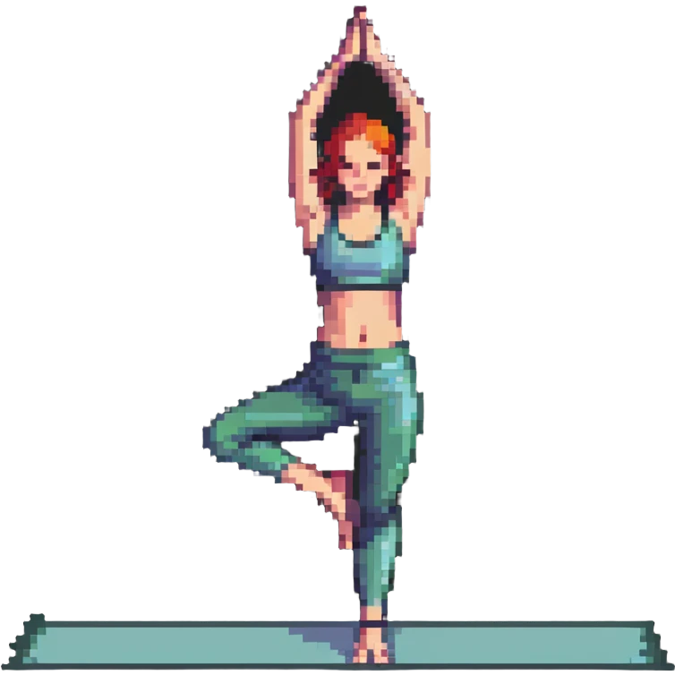 person doing yoga emoji