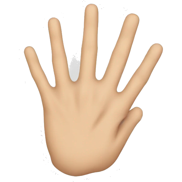 hand with ring emoji