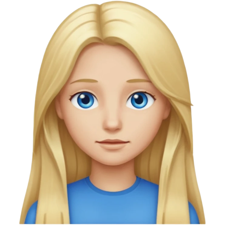 Use first image with blonde hair but make it longer  emoji