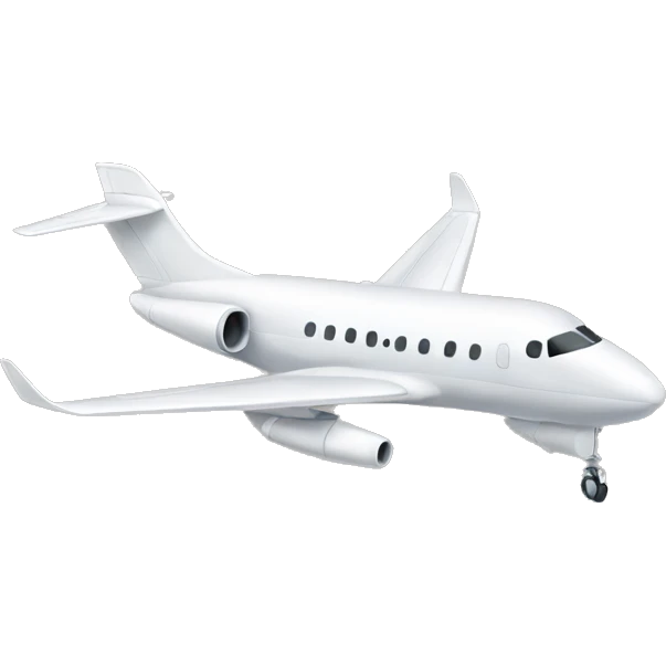 Aero plane white emoji
