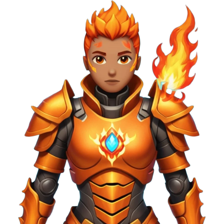 World of Arkadia. Magic vs cyperpunk fantasy world. characters have elemental powers of fire, earth, air, or water emoji