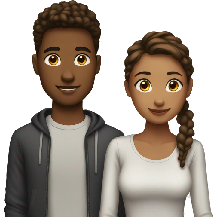 Teen couple  emoji