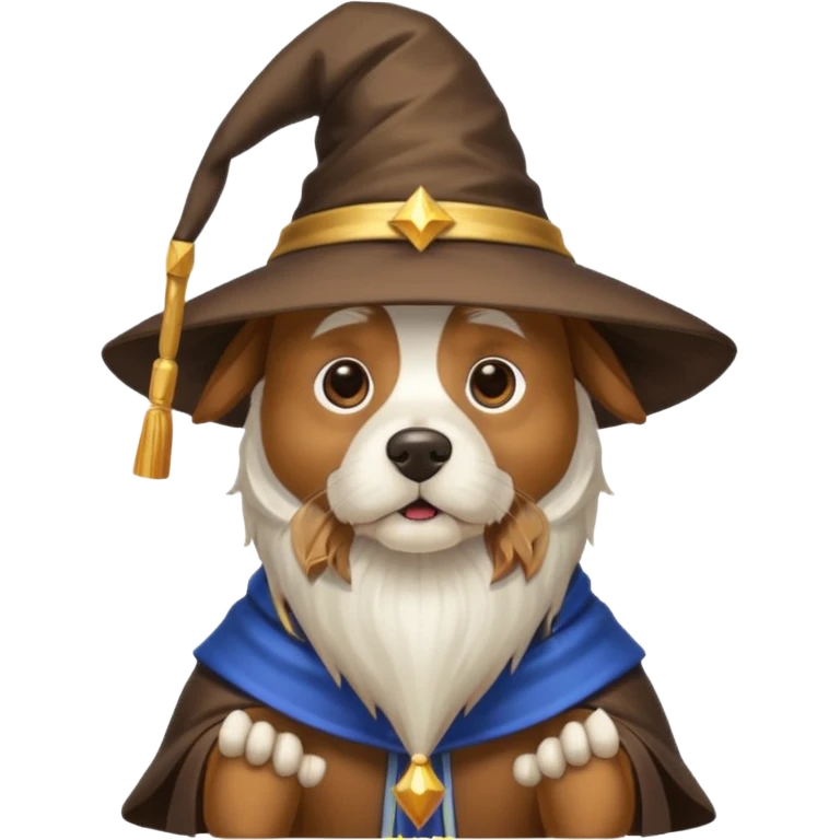 Dog wizard emoji