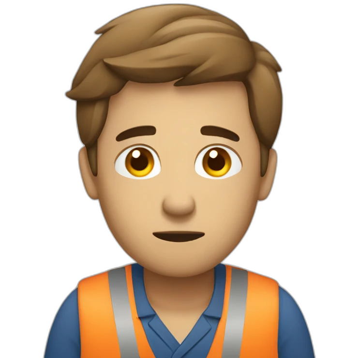 tired worker emoji