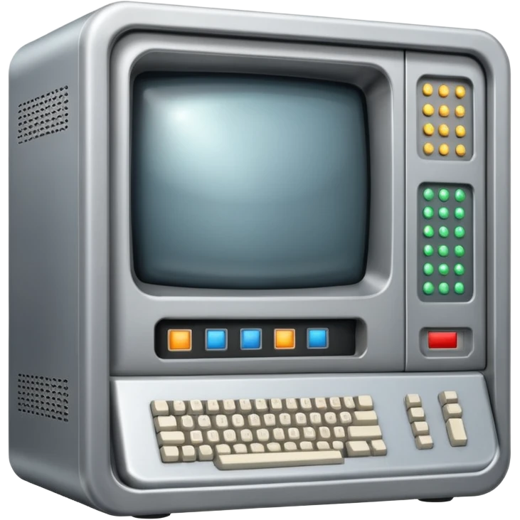 Early mainframe computer emoji