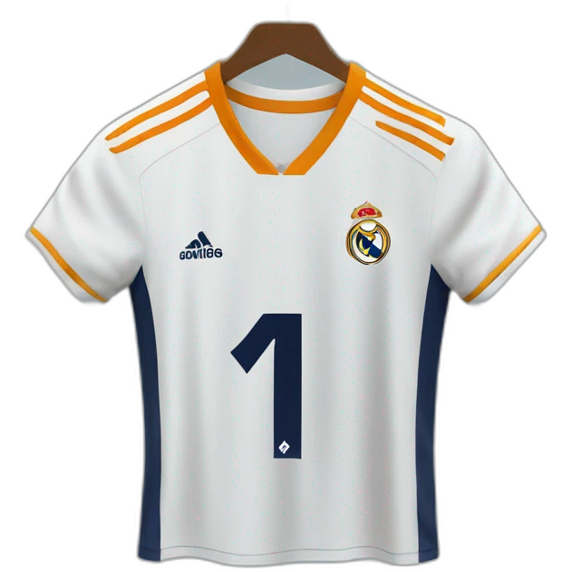 Real madrid jersey with number 16 on it emoji