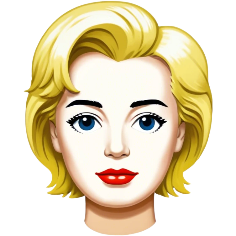 安迪沃霍尔风格的一幅画 emoji