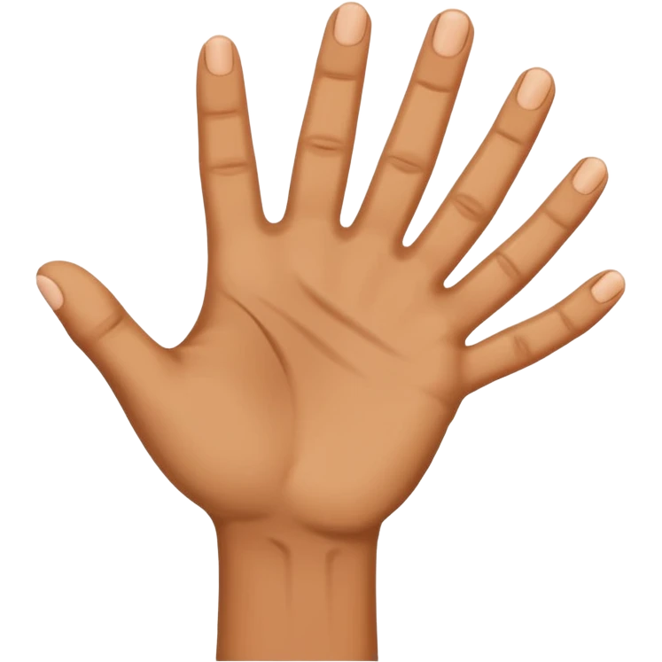 A hand emoji