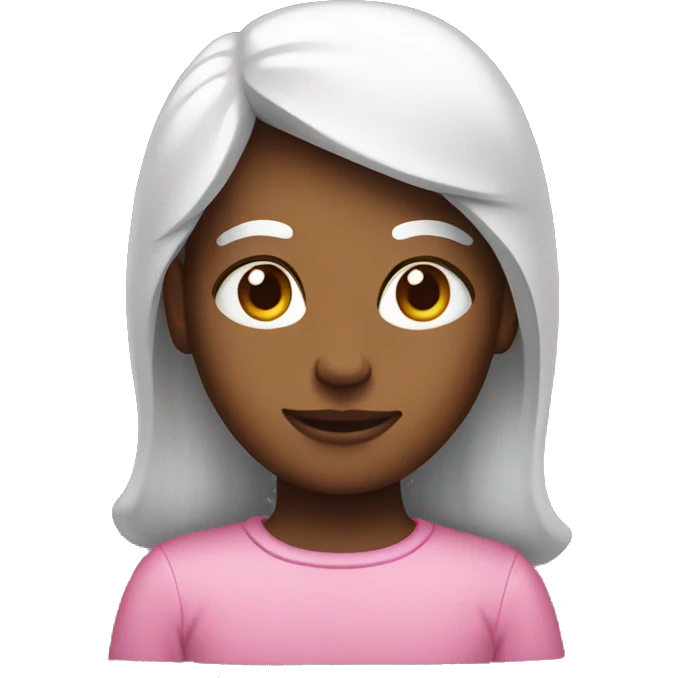 Emojis with pink skin emoji