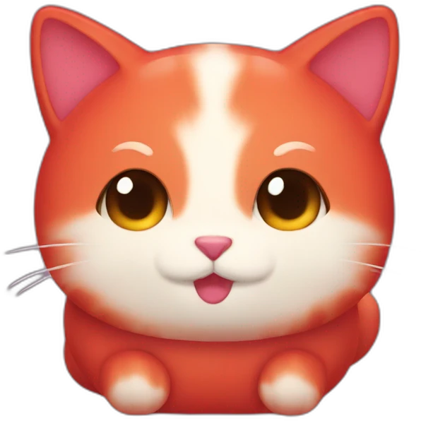 red mochi cat emoji