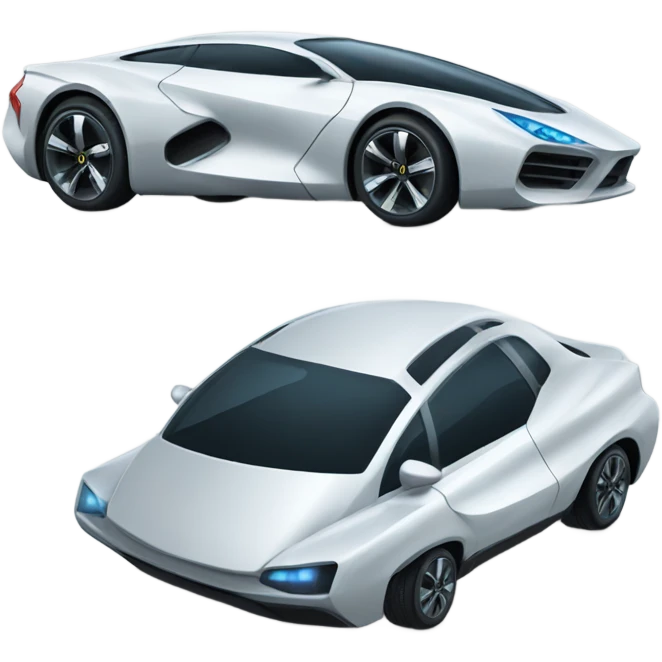 Futuristic car emoji emoji