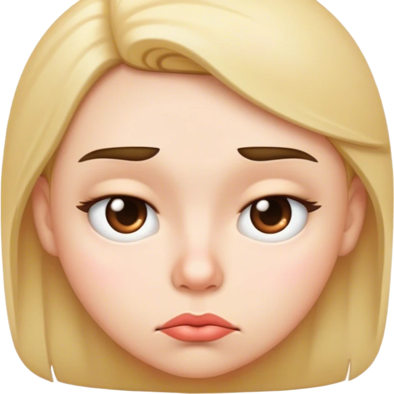 Pout face emoji