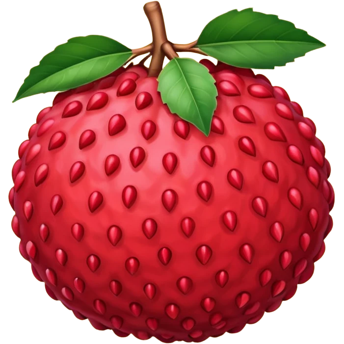 litchi fruit emoji