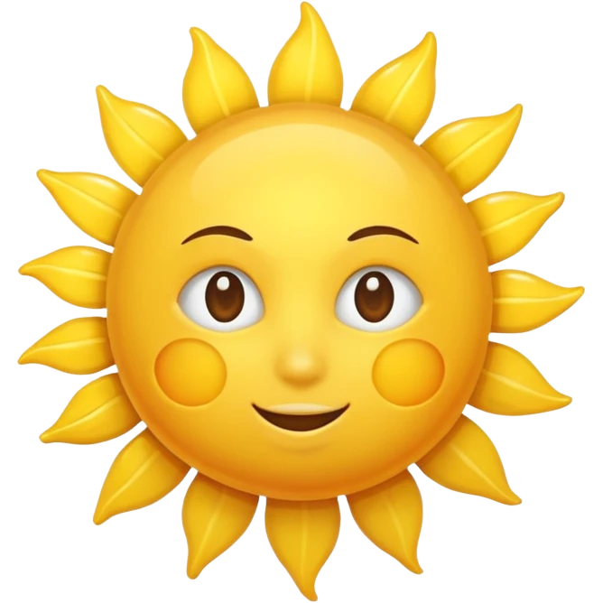 Sun emoji