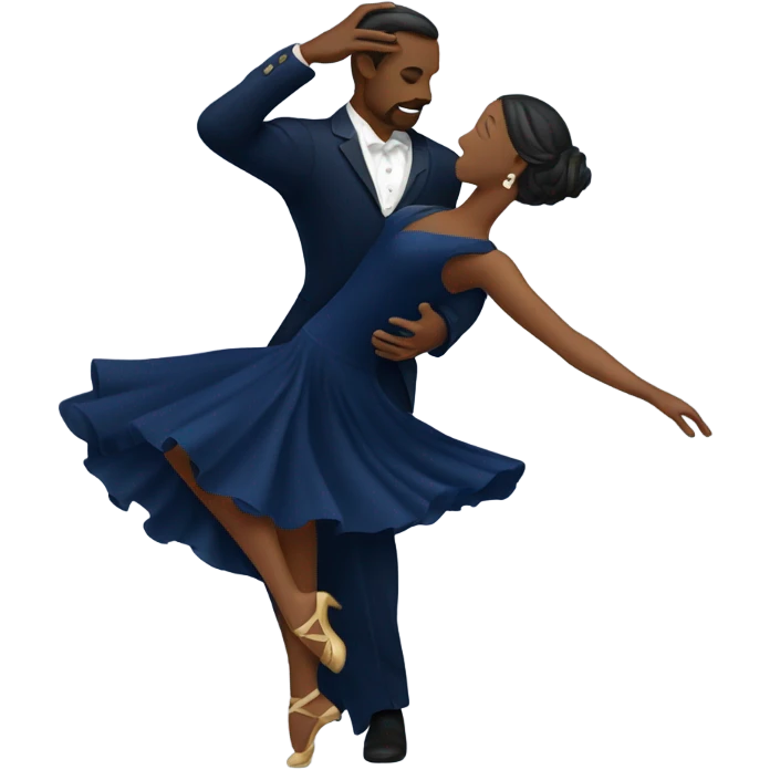 Navy blue tango emoji