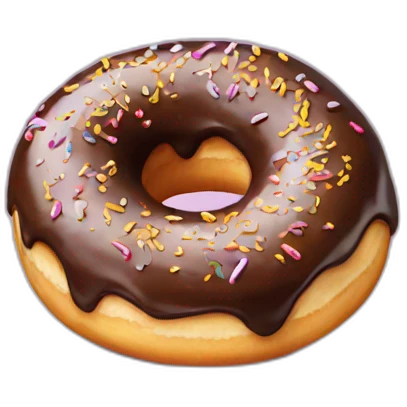 plain donut emoji