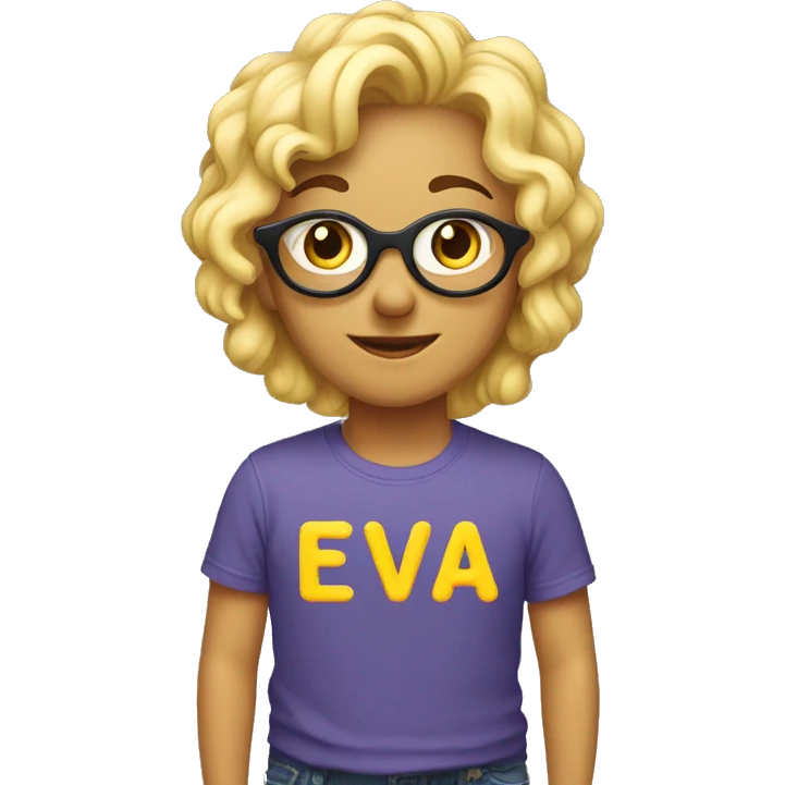 T-shirt with the inscription “I ❤️ eva” emoji
