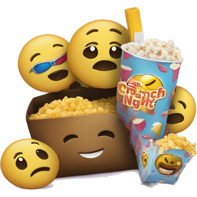 CRUNCH Movie Night Sweepstakes & Instant Win Game emoji