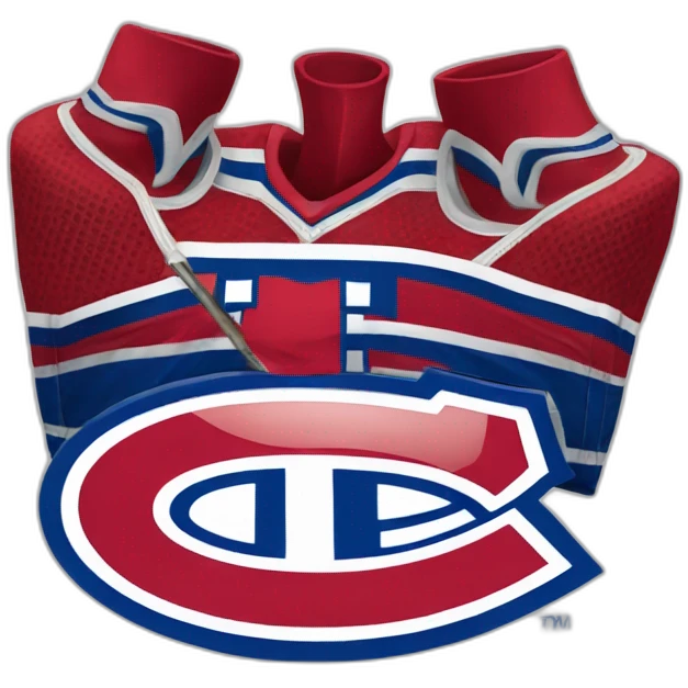 Canadiens Montréal Logo Realistic emoji