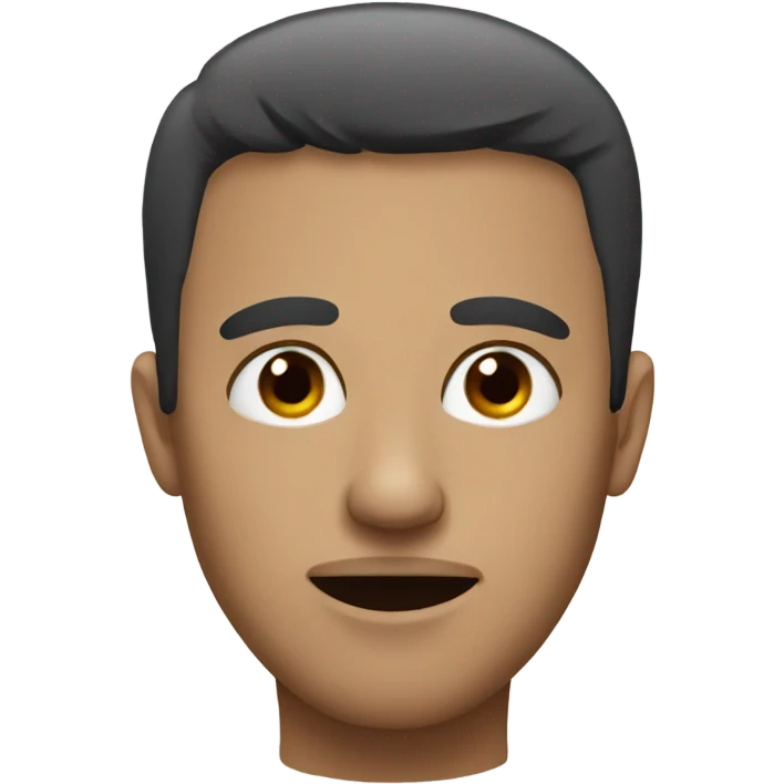 Guy with a black eye emoji