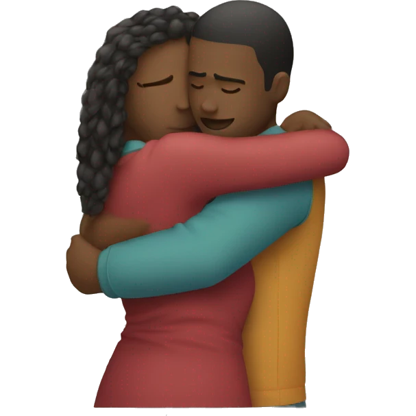 2 people hugging emoji
